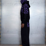 "SASUKE UCHIHA X CURSE MARKS" BALACLAVA ZIP HOODIE