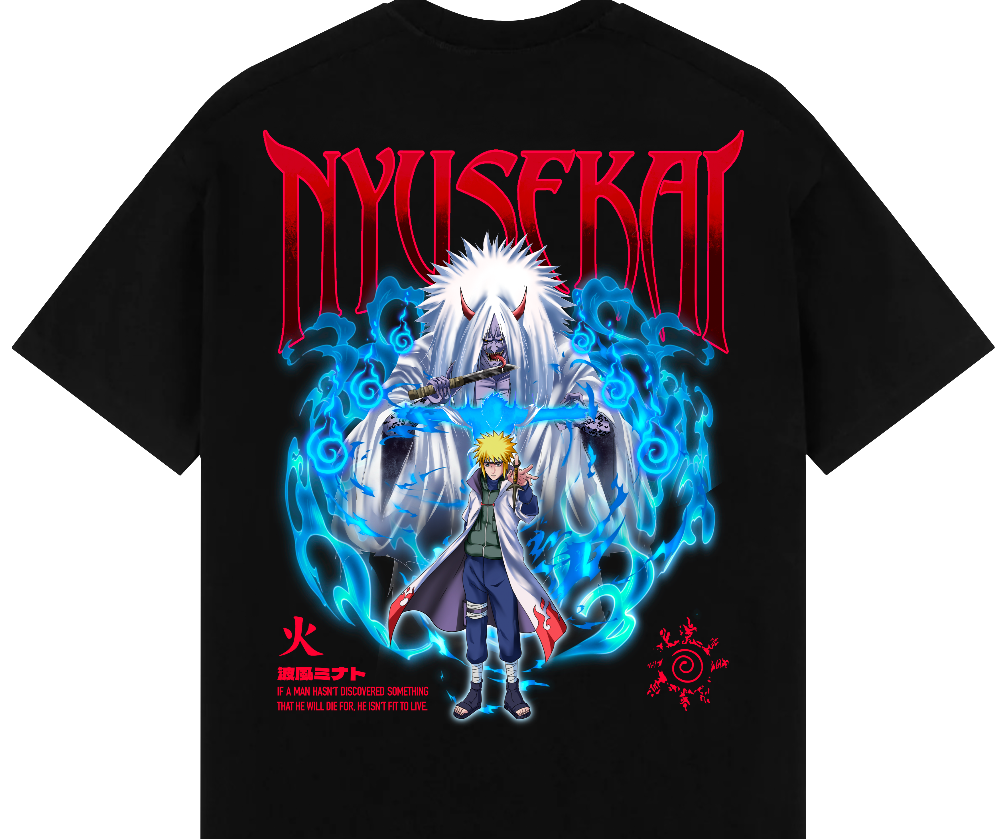 "Minato X Shiki Fuujin - Naruto Shippuden" Oversize T-Shirt