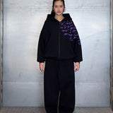 "SASUKE UCHIHA X CURSE MARKS" ZIP HOODIE