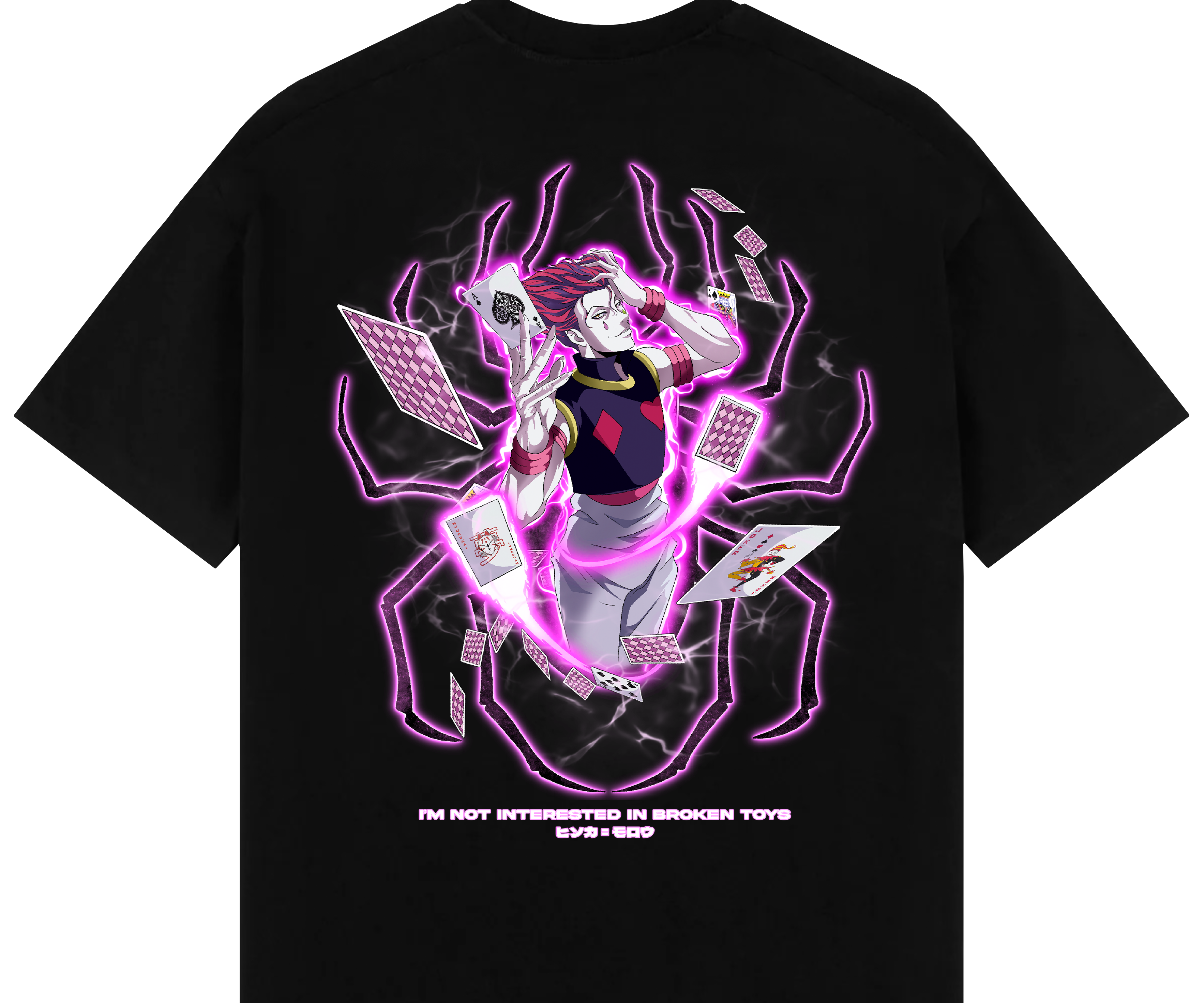 "Hisoka X Spider - Hunter X Hunter" Oversized T-Shirt