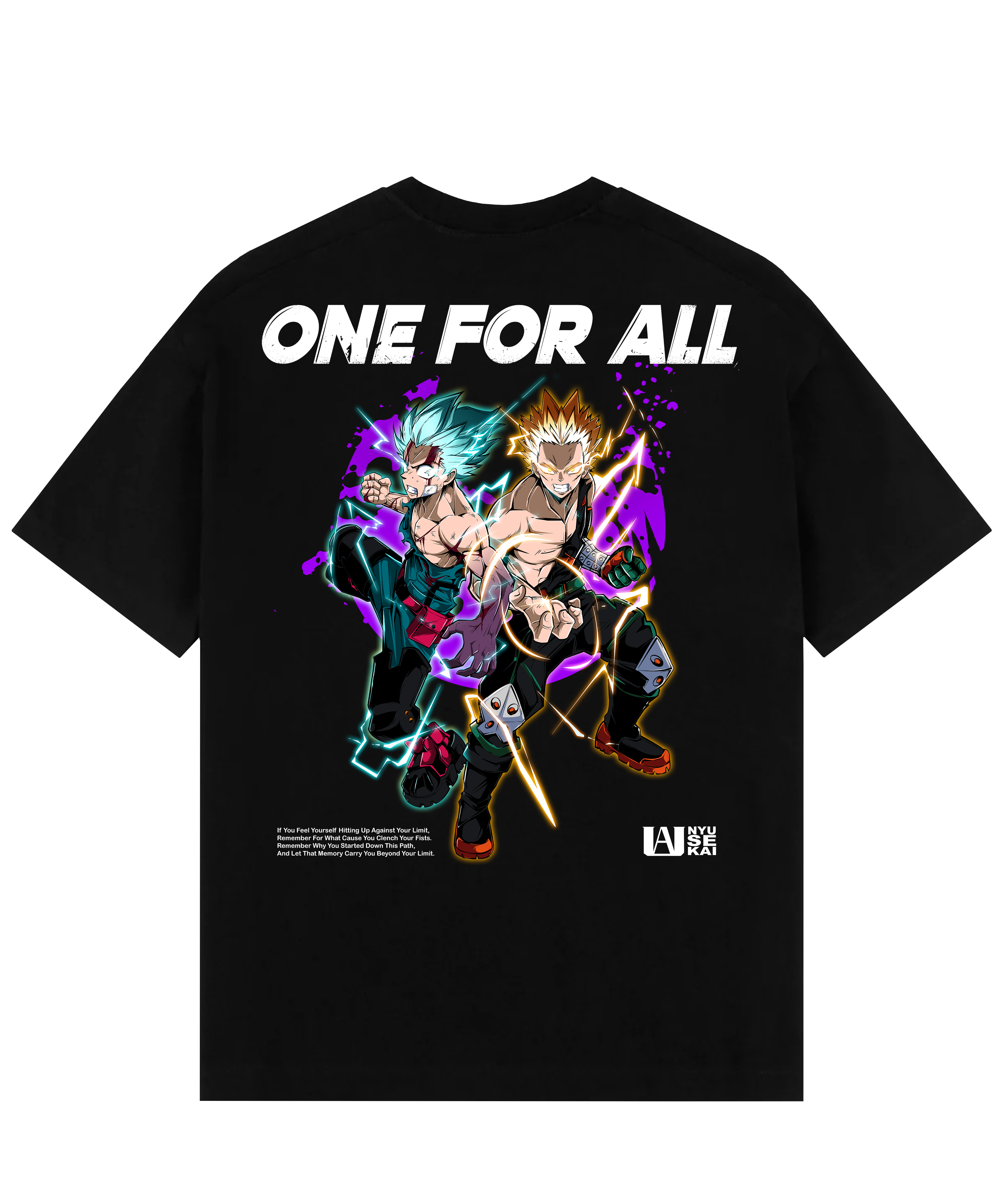 "One For All - My Hero Academia" Oversized T-Shirt