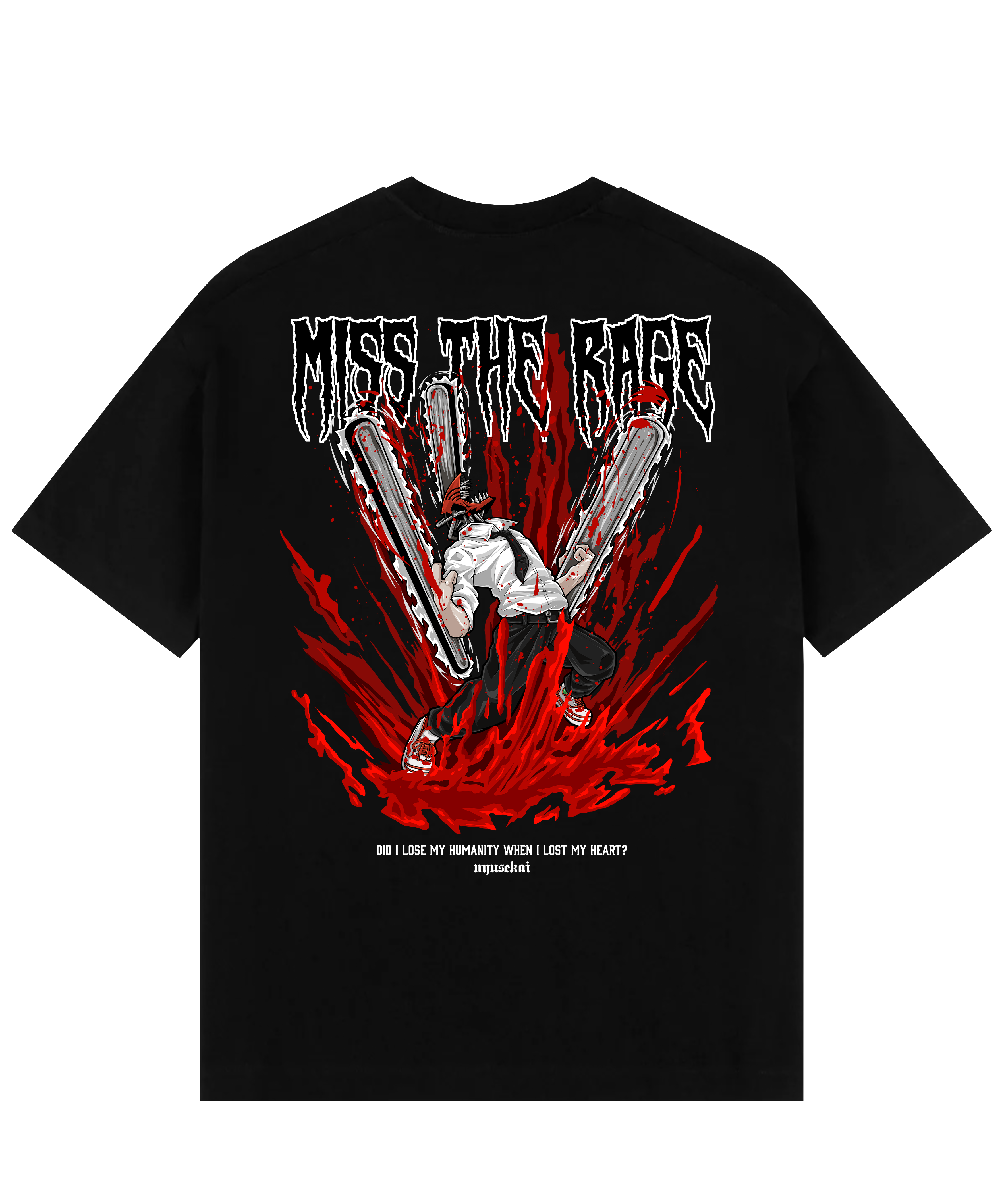 "Denji X Miss The Rage - Chainsaw Man" Oversized T-Shirt