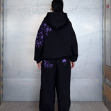 "SASUKE UCHIHA X CURSE MARKS" ZIP HOODIE