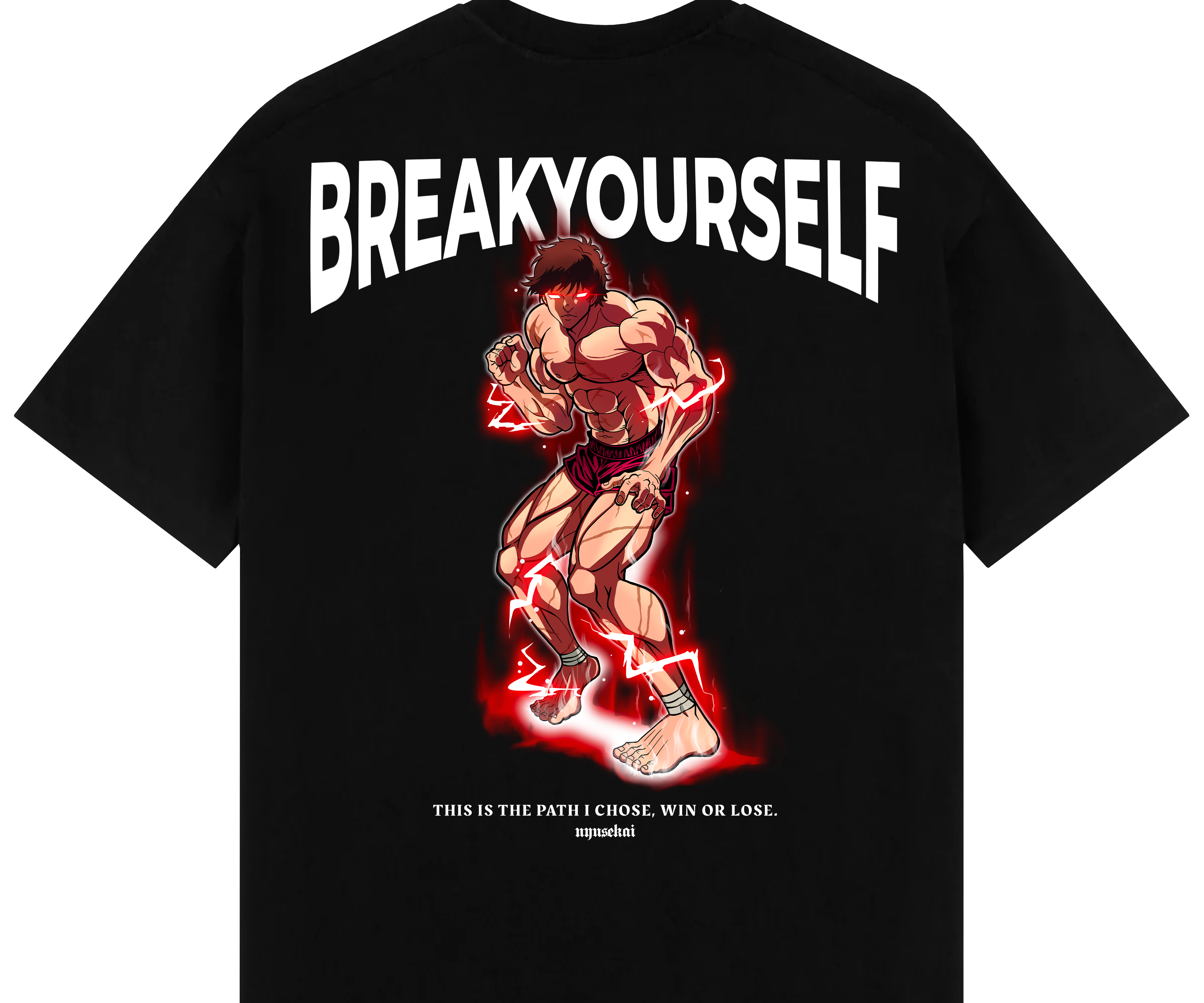 "Baki X Breakyourself - BAKI" Oversized T-Shirt