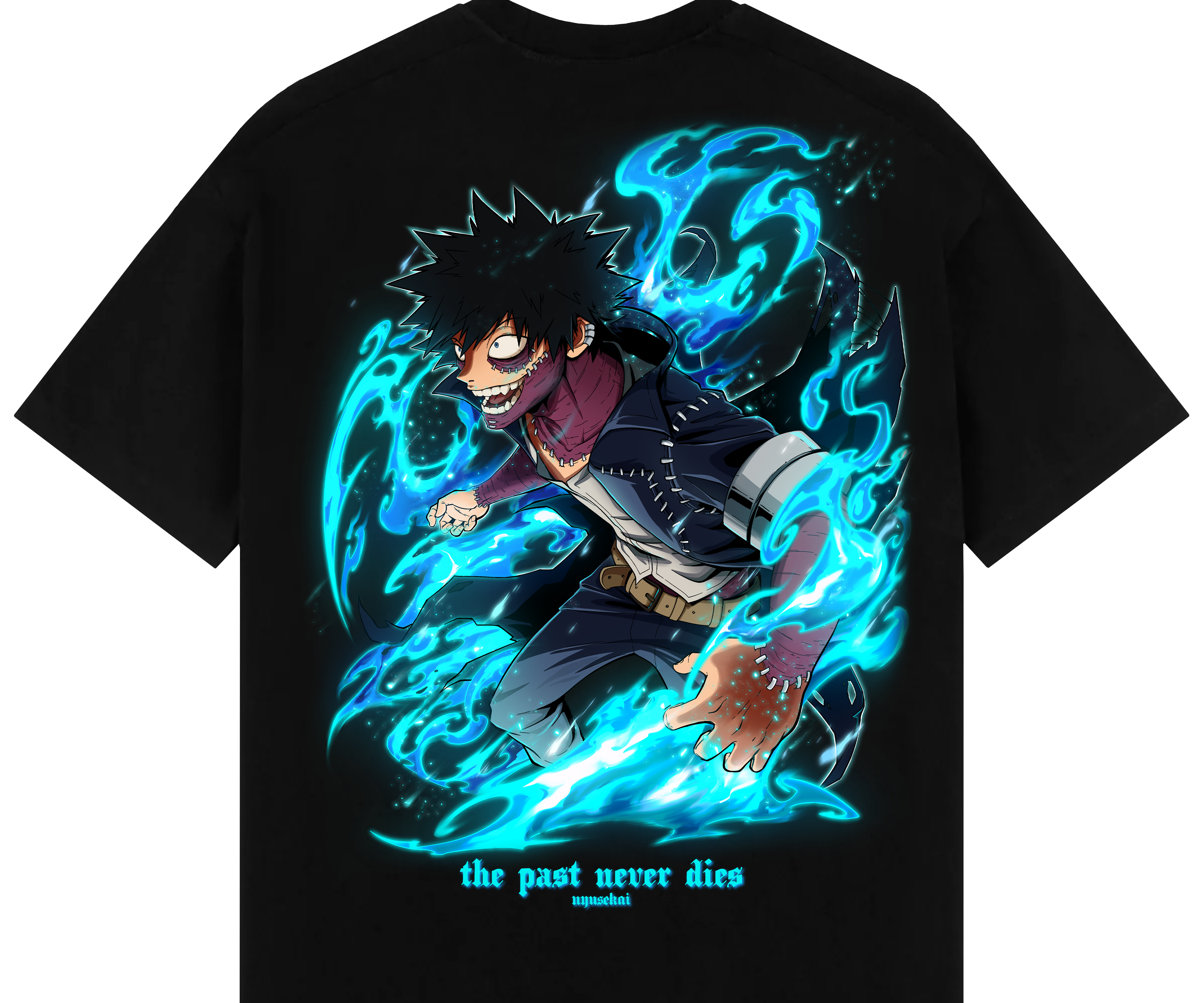 "Dabi X The past never dies - My Hero Academia" Oversized T-Shirt