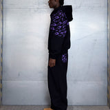 "SASUKE UCHIHA X CURSE MARKS" ZIP HOODIE