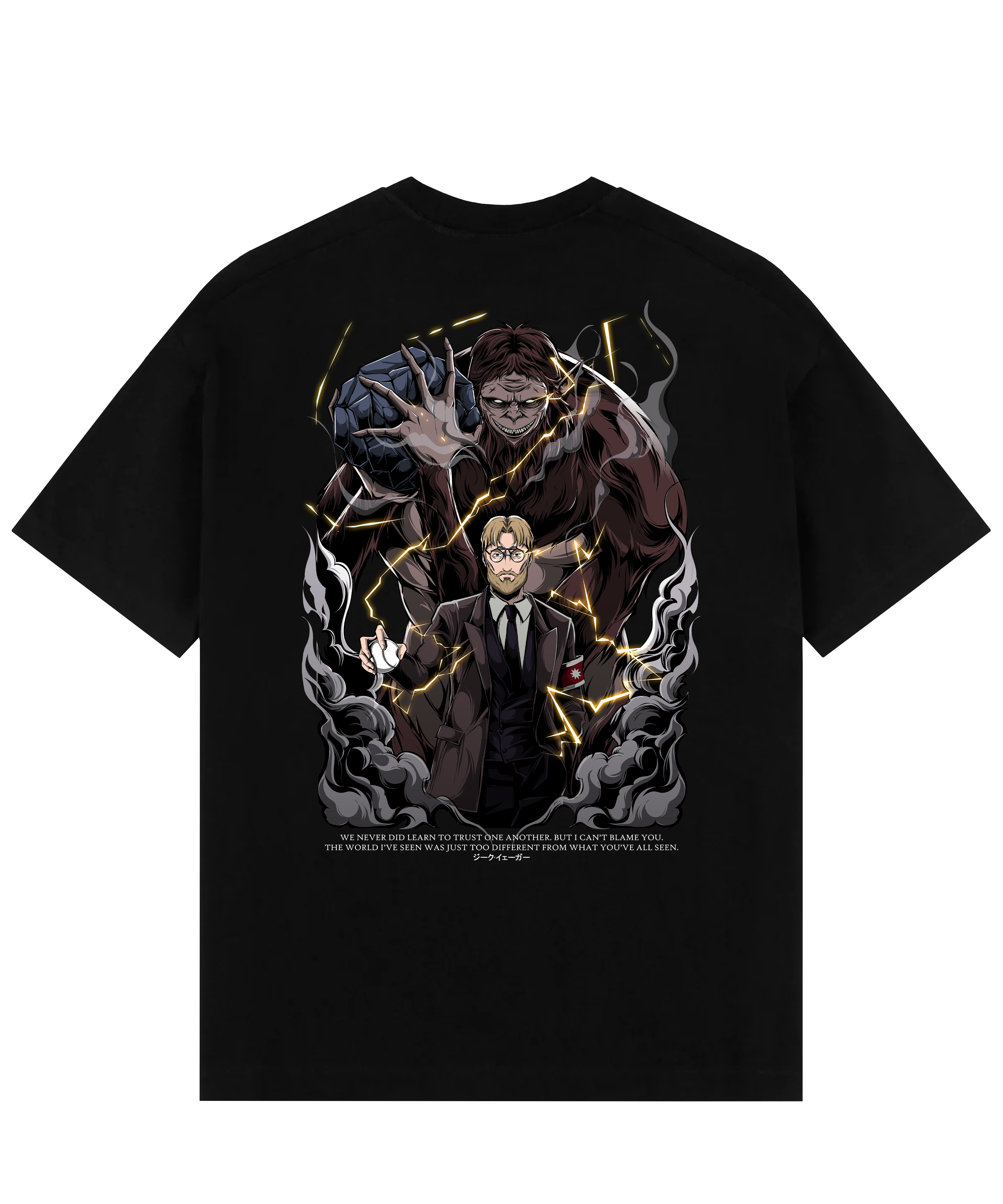 "Zeke X Beast Titan - AOT" Oversize T-Shirt