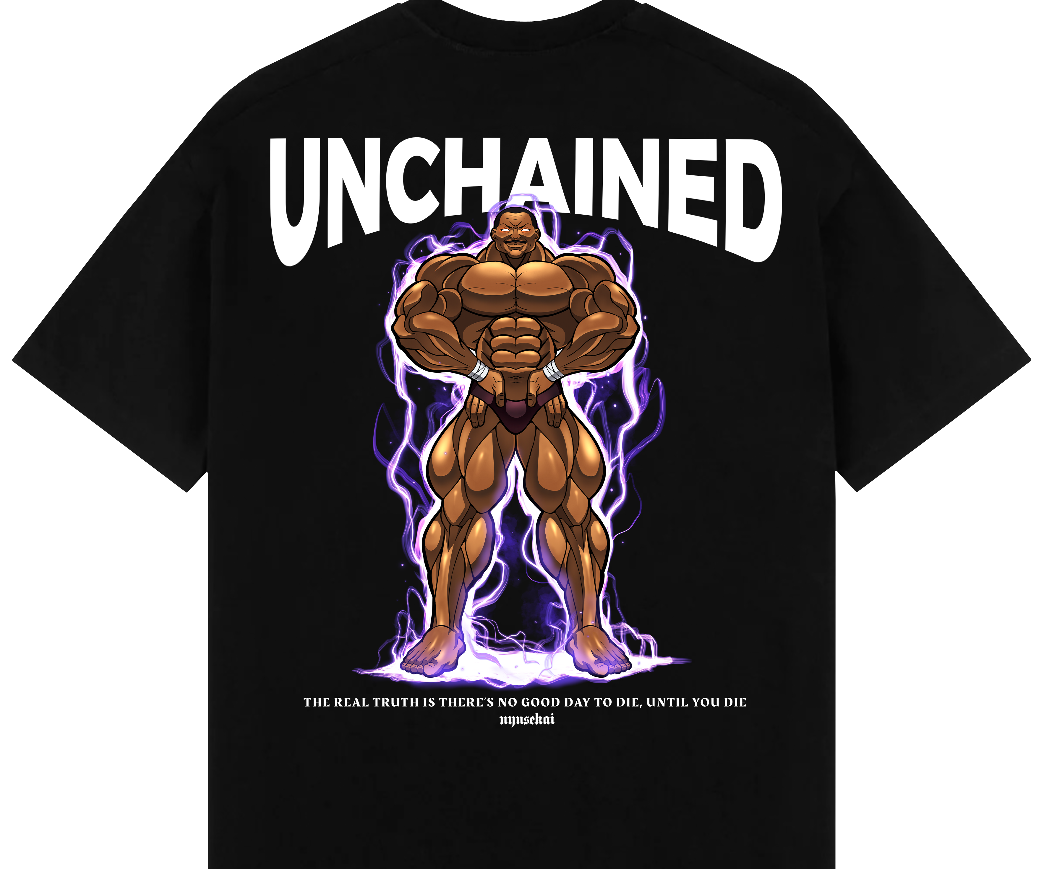 "Biscuit X Unchained - BAKI" Oversized T-Shirt