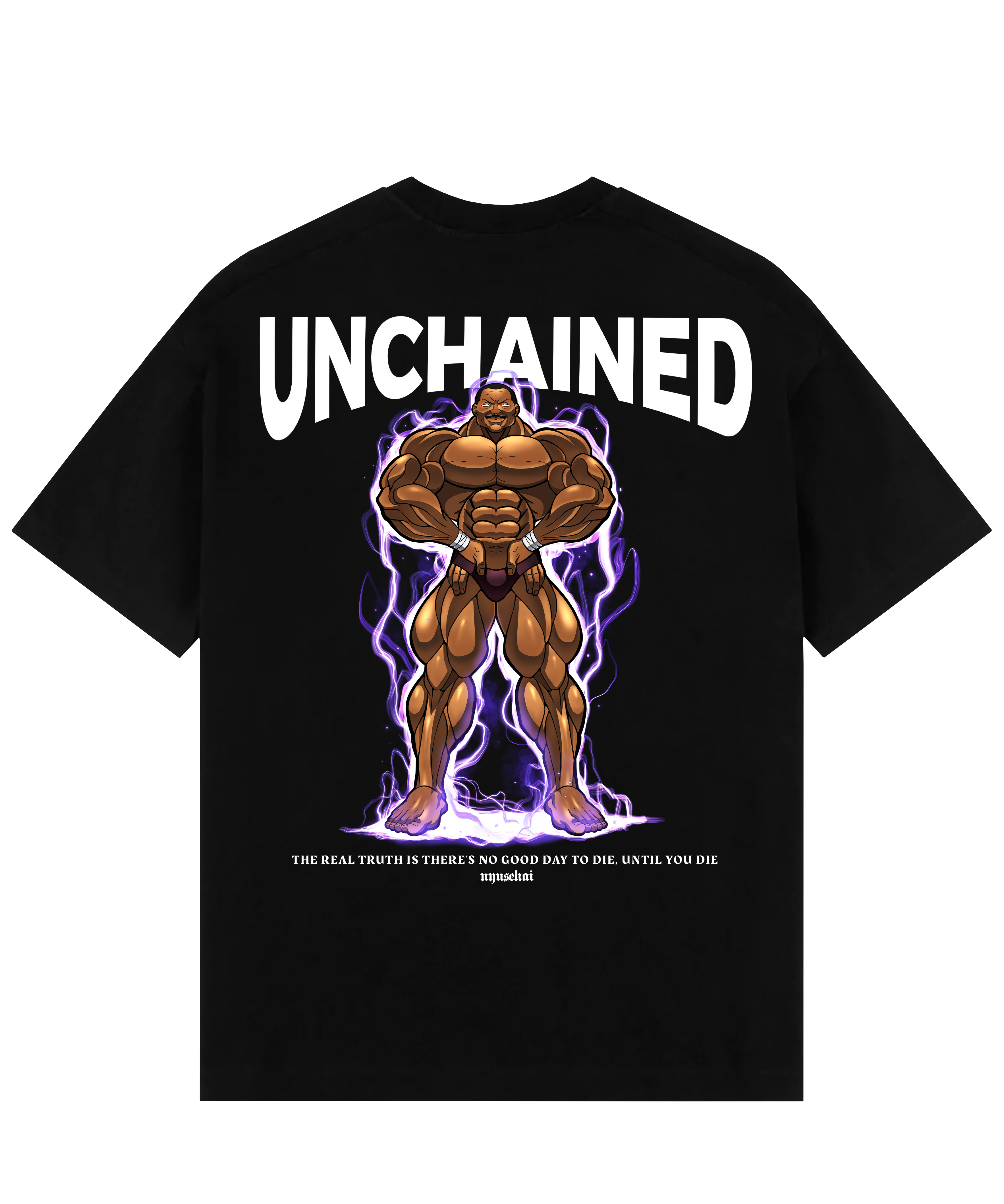 "Biscuit X Unchained - BAKI" Oversized T-Shirt