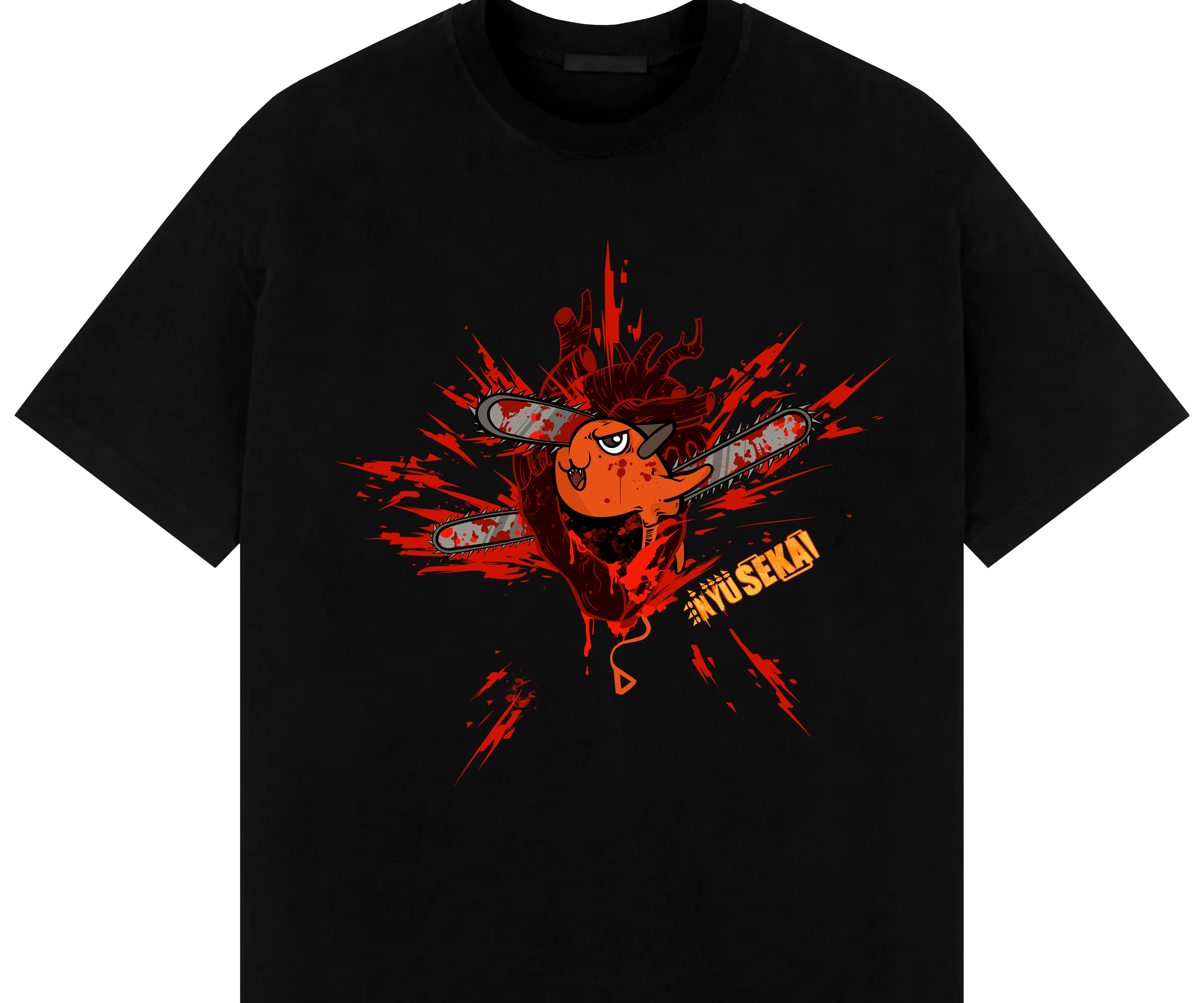 "Pochita - Chainsaw Man" Oversized T-Shirt