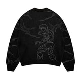 "SCARS - BAKI HANMA" KNIT SWEATER *PREORDER*