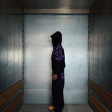 "SASUKE UCHIHA X CURSE MARKS" BALACLAVA ZIP HOODIE
