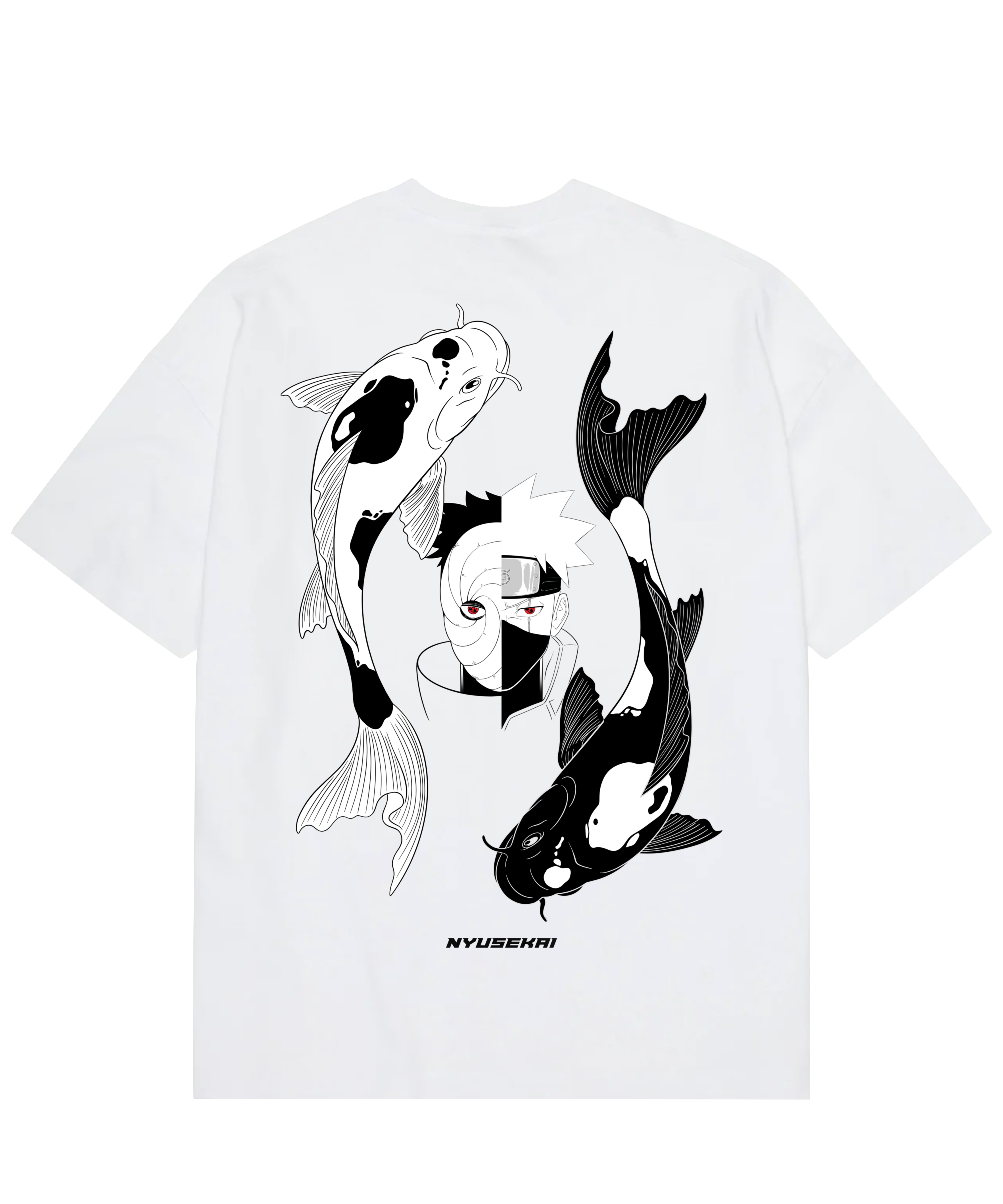 "Obito X Kakashi - Naruto Shippuden" T-shirt oversize