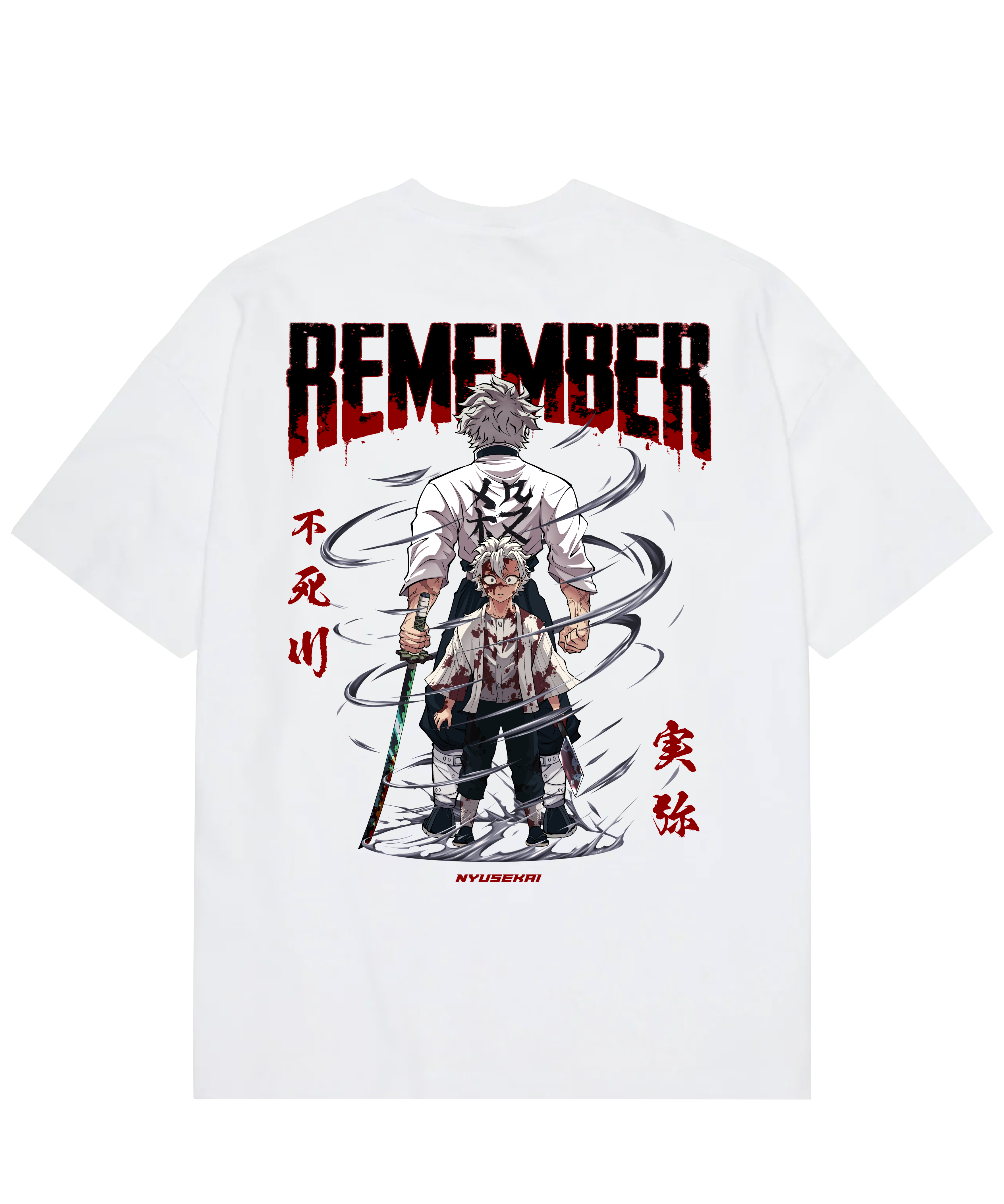 "Sanemi X Remember - Demon Slayer" Oversize T-Shirt