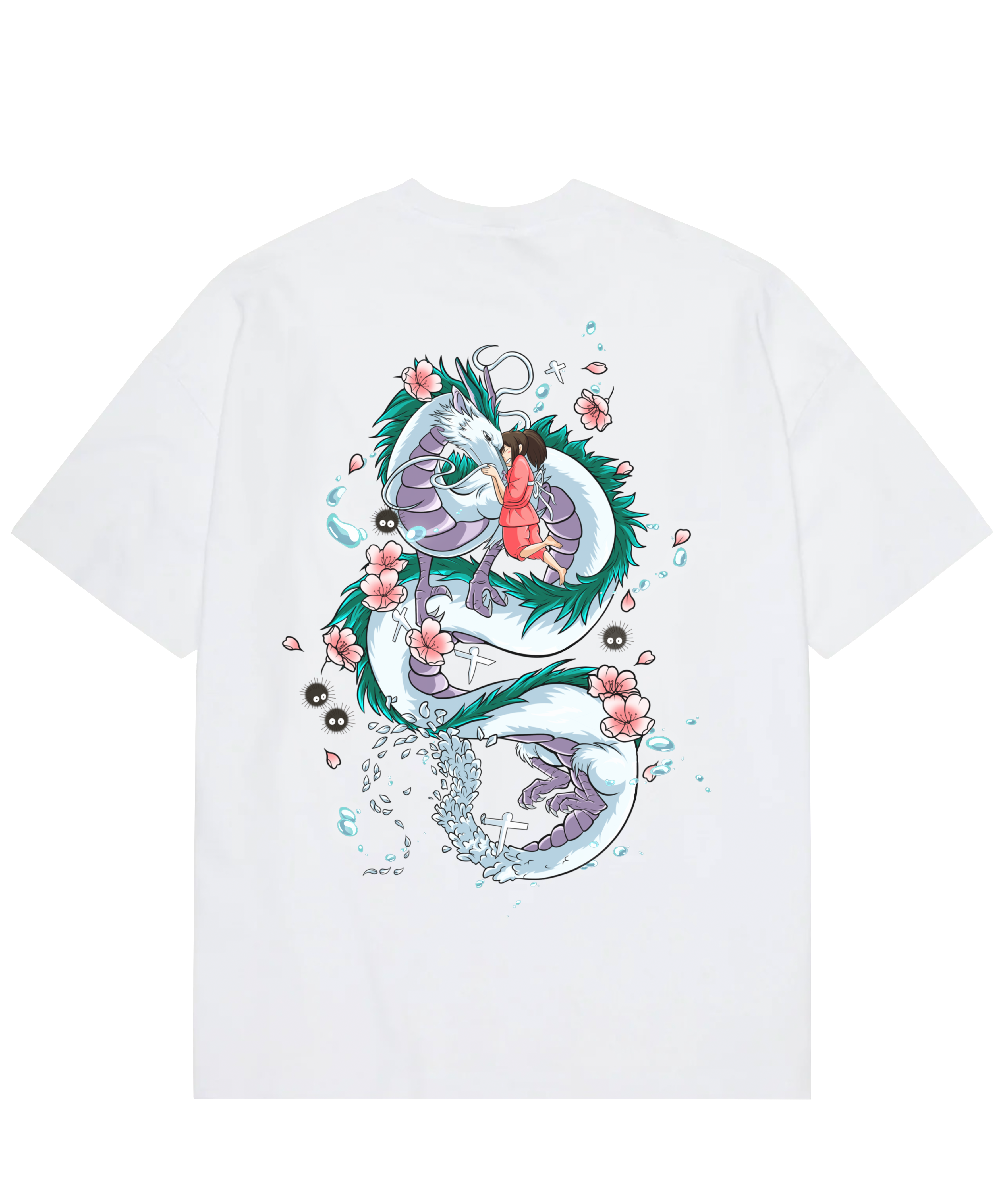 "Haku & Chihiro - Spirited Away" Oversize T-Shirt