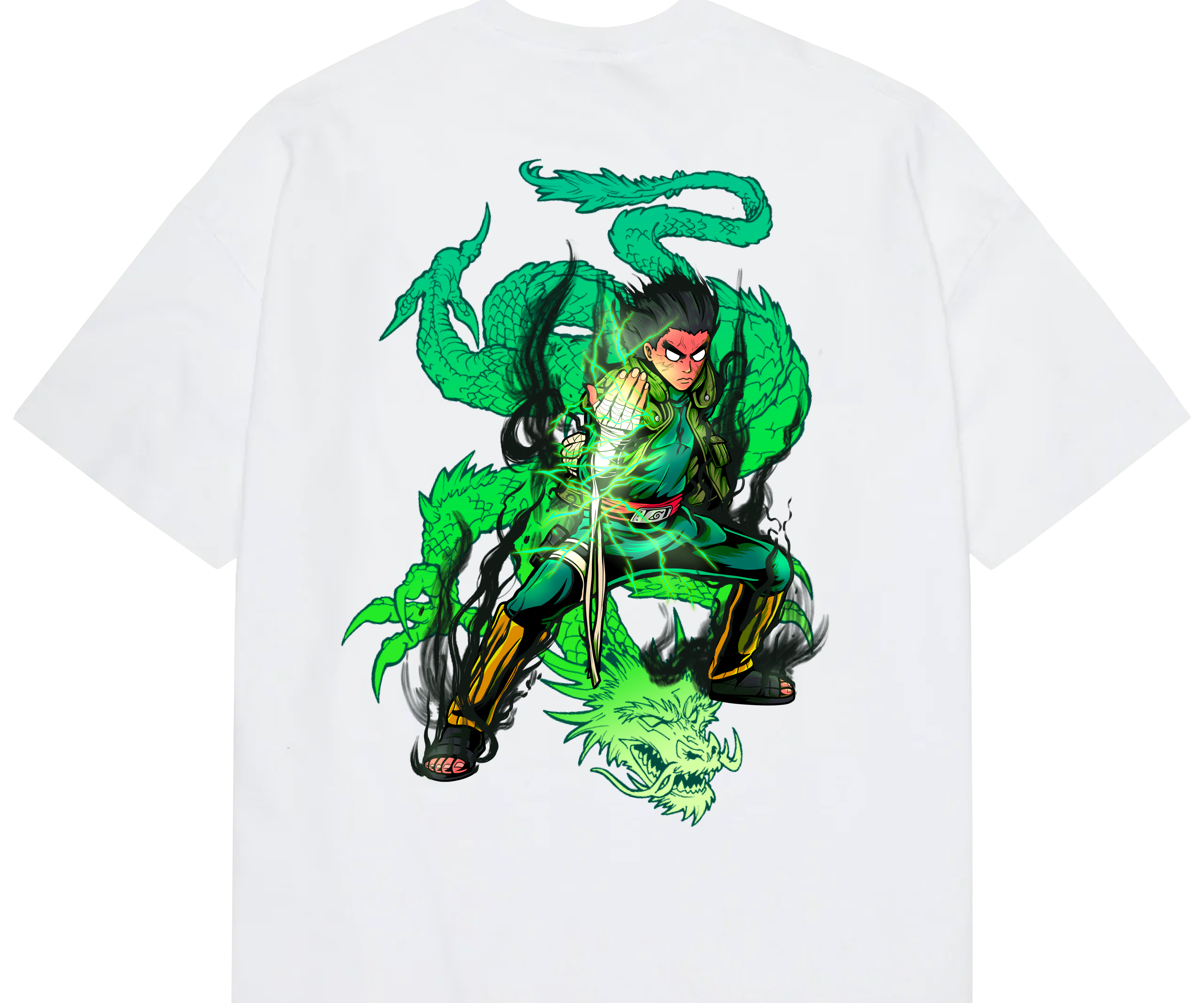 "Rock Lee X Dragon - Naruto Shippuden" Oversized T-Shirt