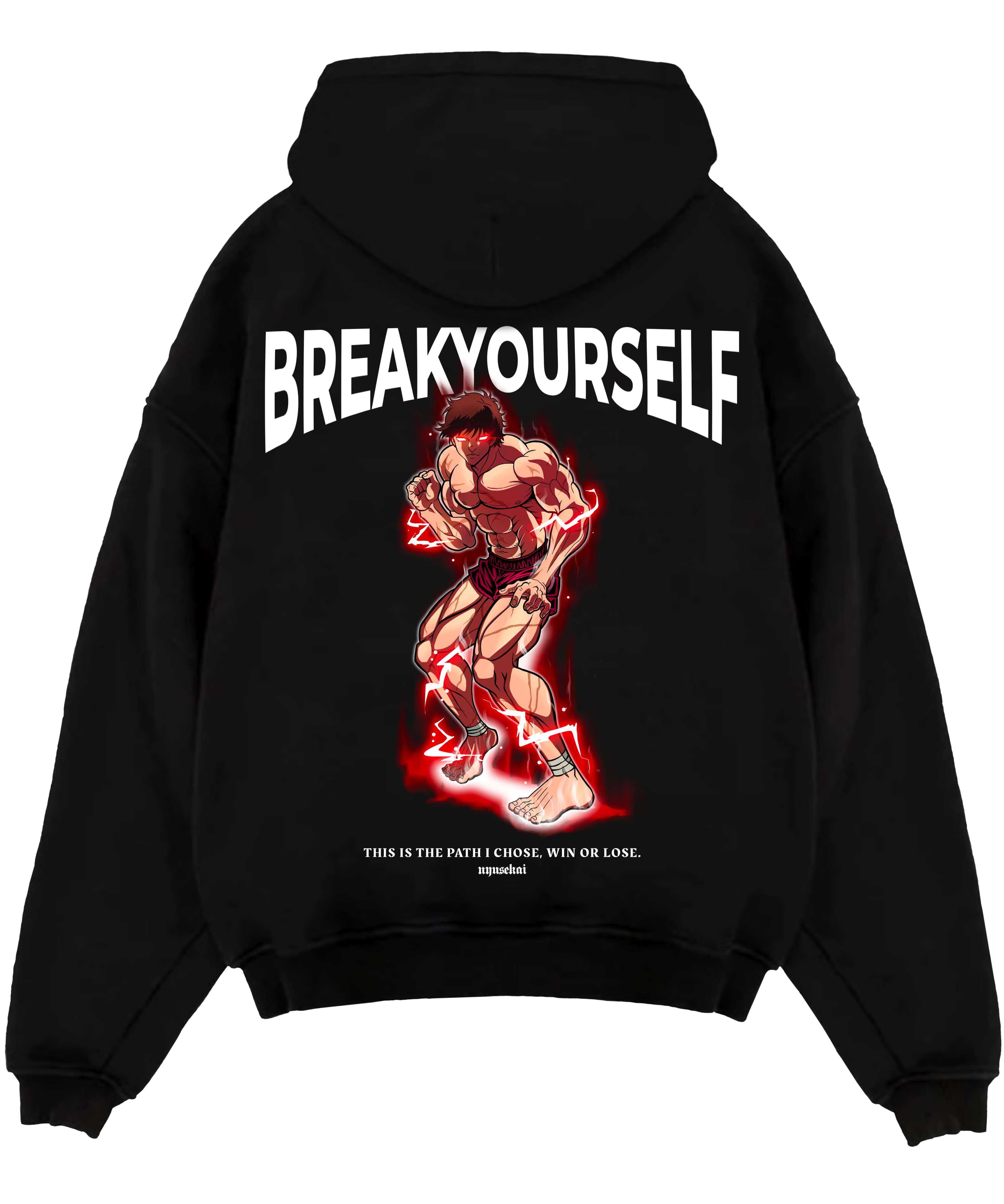 "Baki X Breakyourself - BAKI" Oversized Hoodie