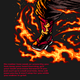 Sweat à capuche oversize « Rengoku X Flaming Tiger - Demon Slayer » 