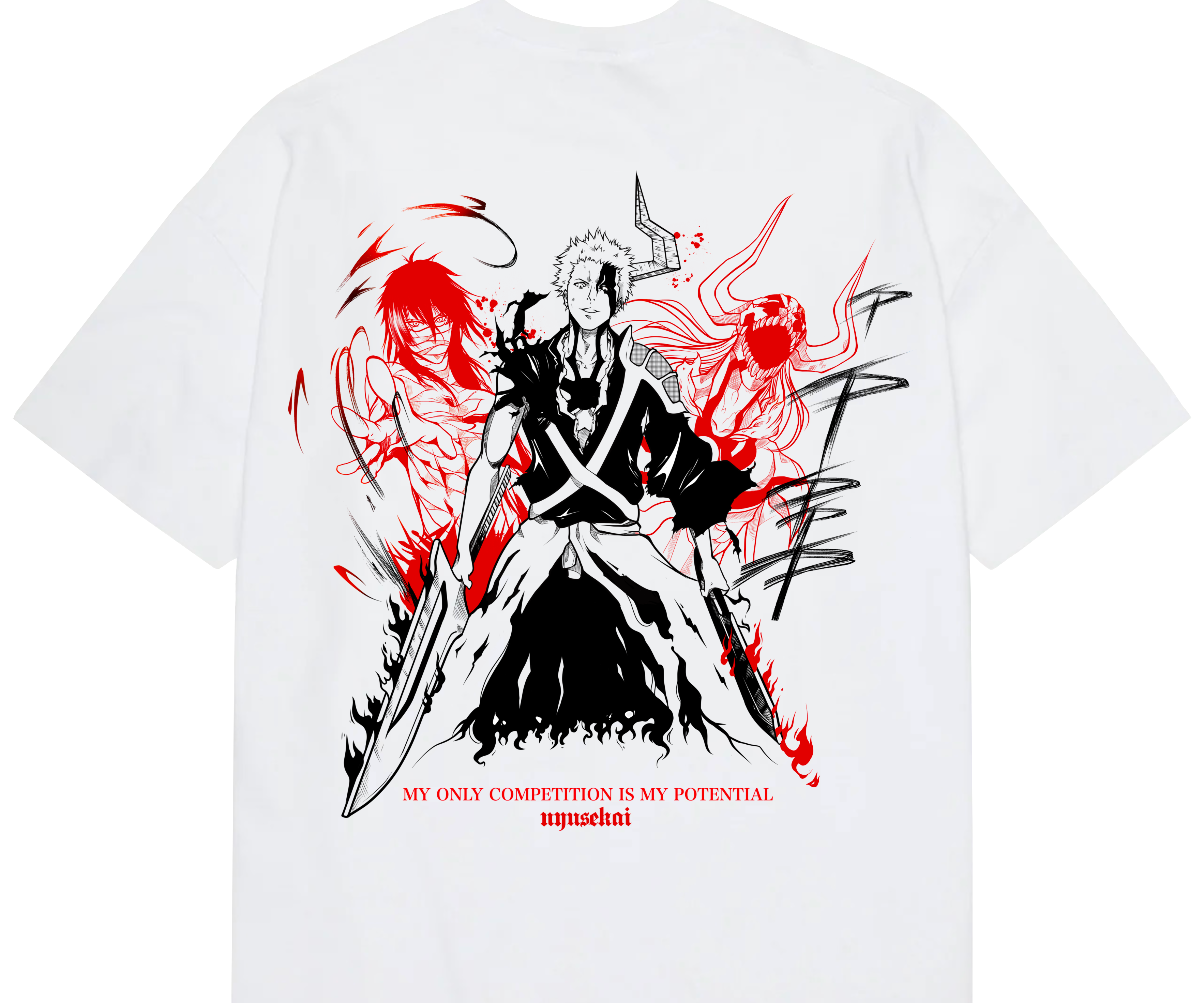 Ichigo X Evolution - Bleach Oversized T-Shirt