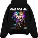 Sweat à capuche oversize "One For All - My Hero Academia"