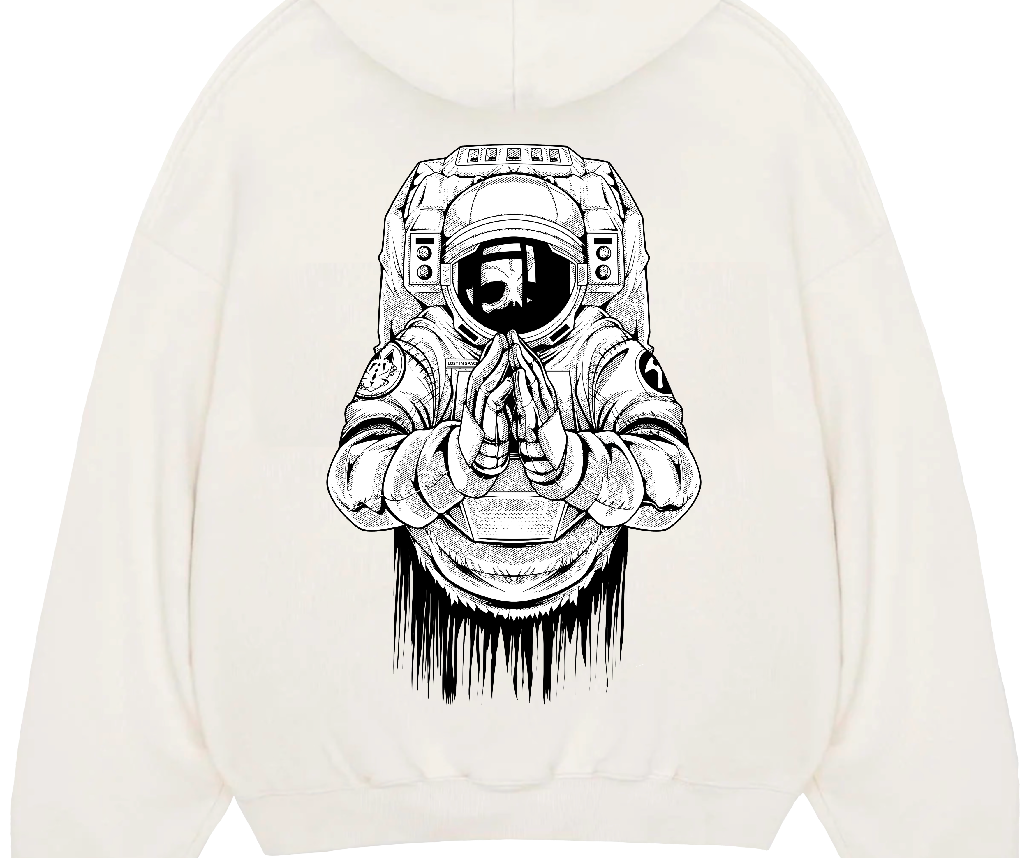 "Astronaut X Lost In Space - Chainsaw Man" Oversized Hoodie