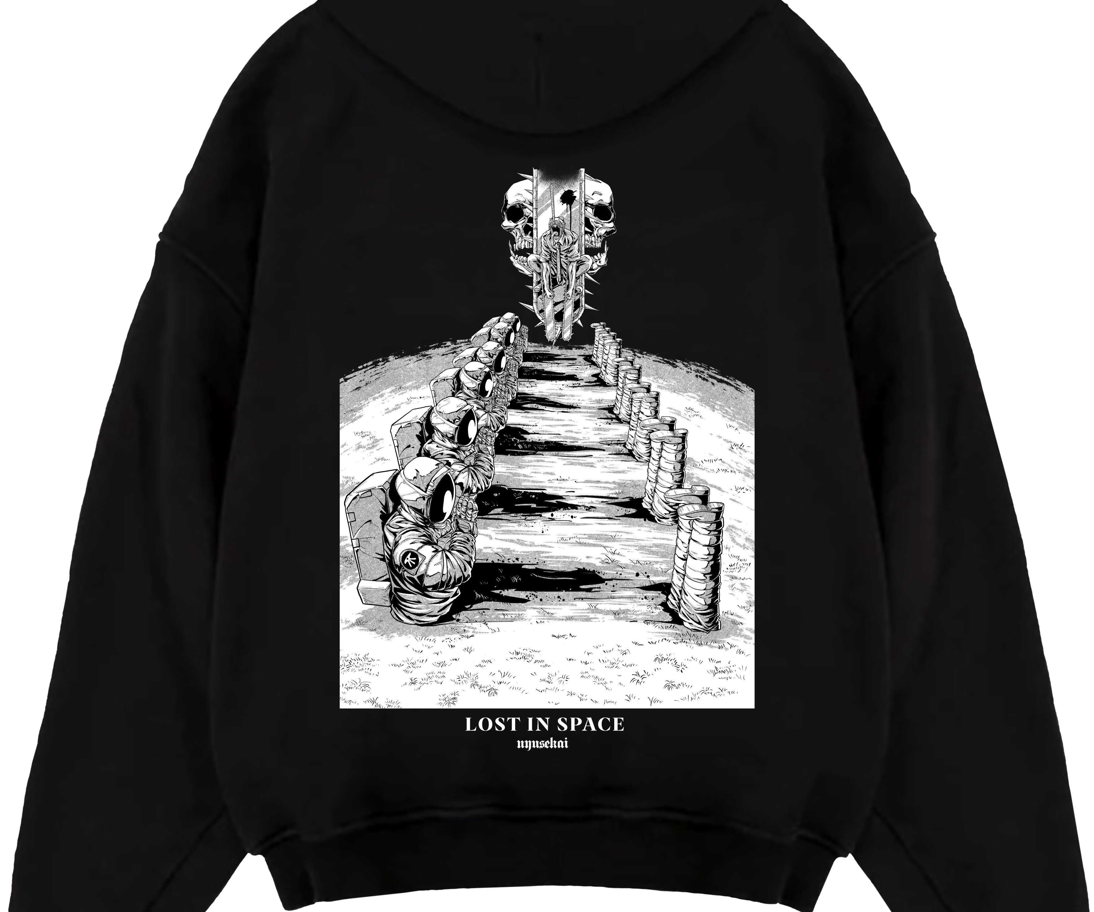 "Denji X Lost In Space - Chainsaw Man" Oversized Hoodie