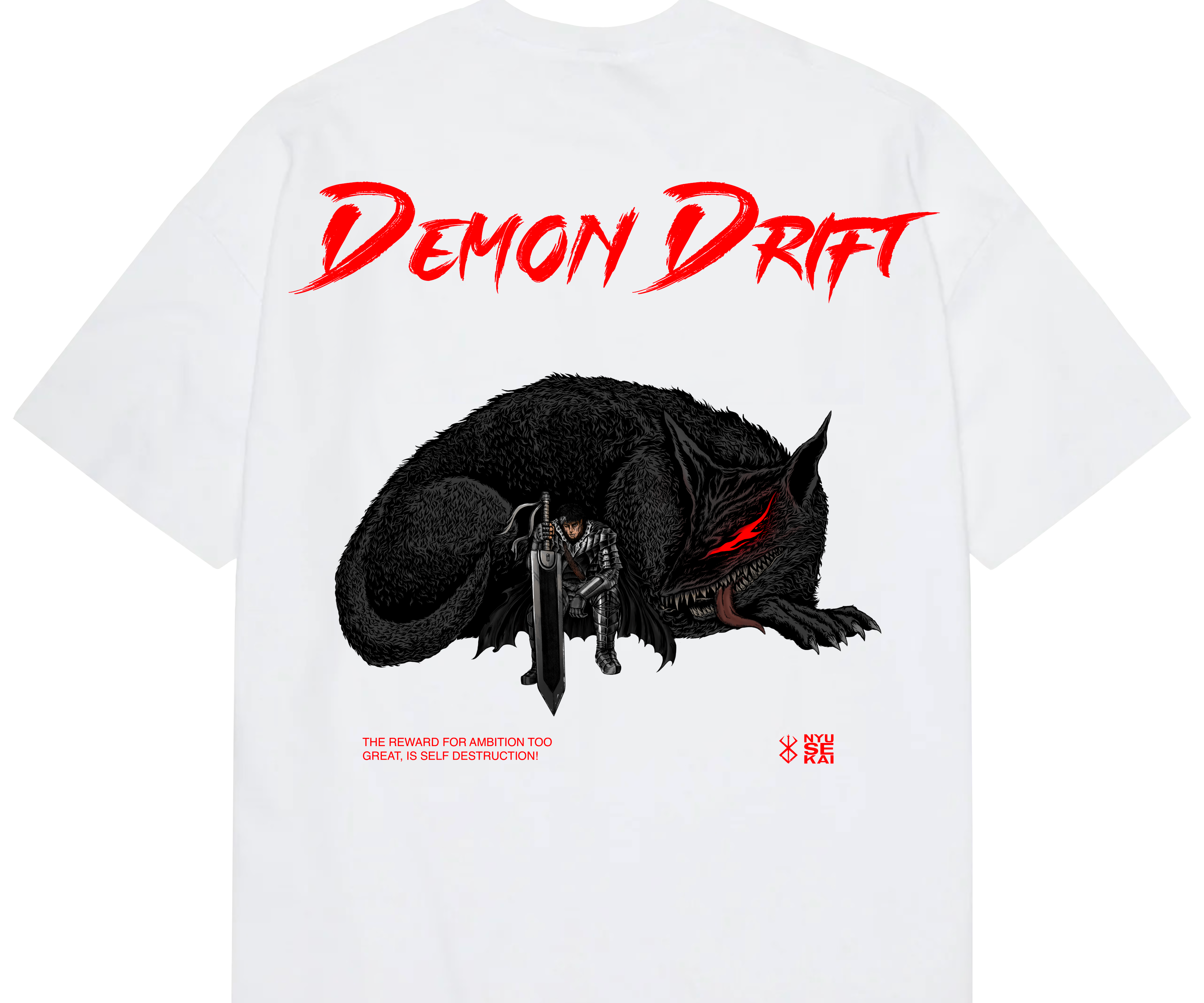 "Guts X Demon Dog - Berserk" Oversized T-Shirt