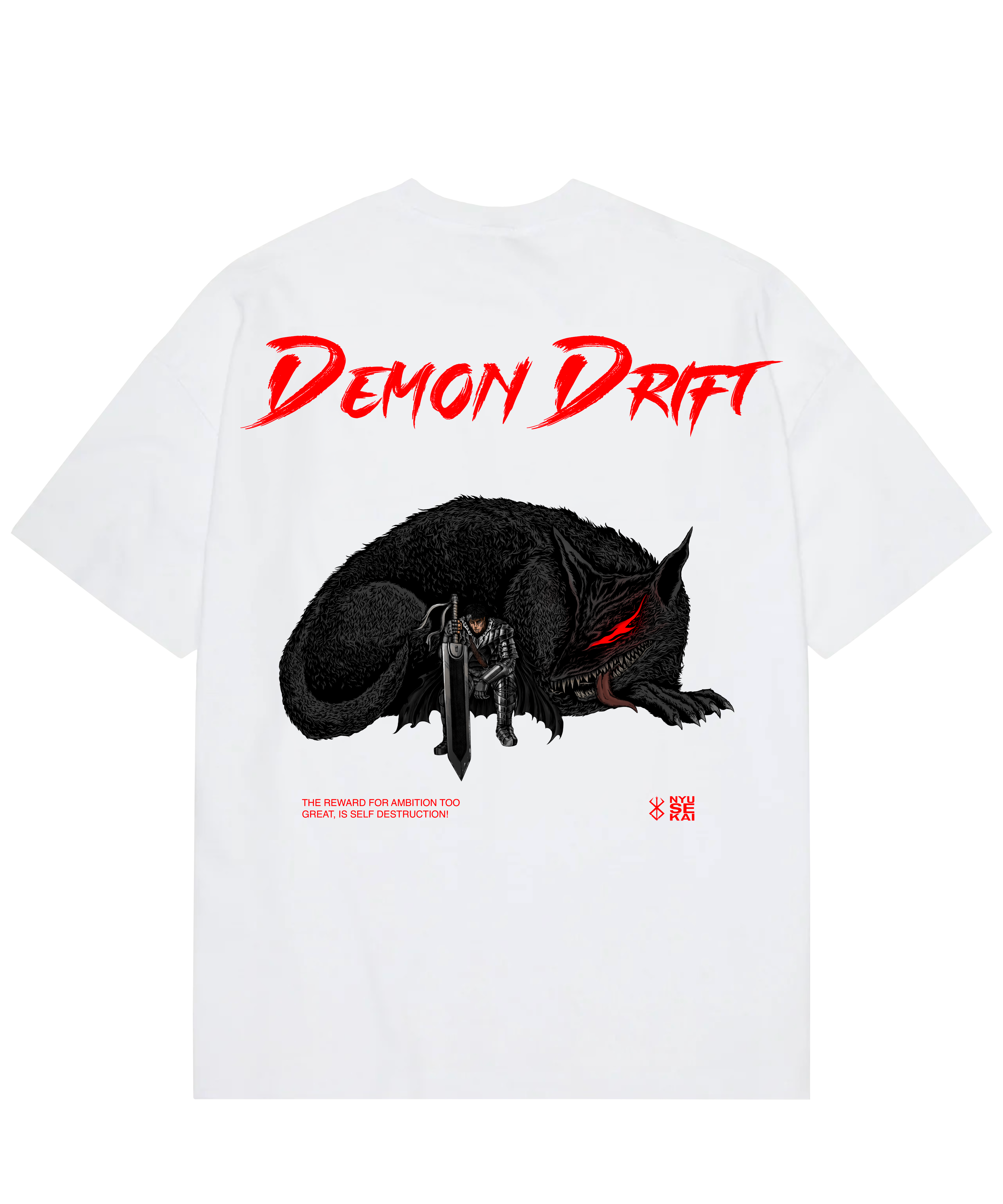 "Guts X Demon Dog - Berserk" T-shirt oversize