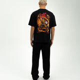 "Rengoku X Flaming Tiger - Demon Slayer" T-shirt oversize